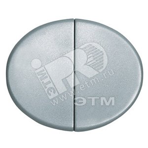TACTO Клавиша х2 серебро - ABB