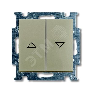 ABB Basic 55 Шампань Выключатель жалюзийный | 1012-0-2166  | 2CKA001012A2166 | ABB - фото 2