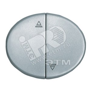 TACTO Клавиша для механизма выключателя жалюзи 8144/8144.1 антрацит (5544 AN) - ABB