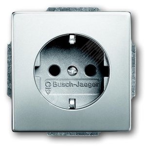 Розетка SCHUKO 16А 250В, серия pur/сталь | 2011-0-6212 | 2CKA002011A6212 | ABB - фото 2