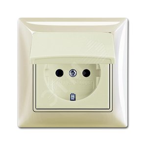 ABB Basic 55 Сл. кость Розетка с/з 16А 250В, IP44, в сборе | 2018-0-1504  | 2CKA002018A1504 | ABB - фото 2