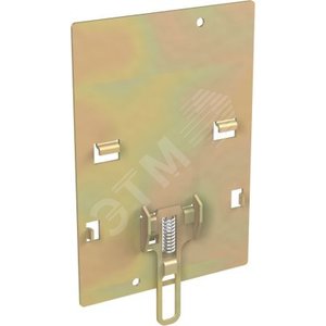 Монтажная плата для крепления на рейке DIN50022 XT3 4p 2