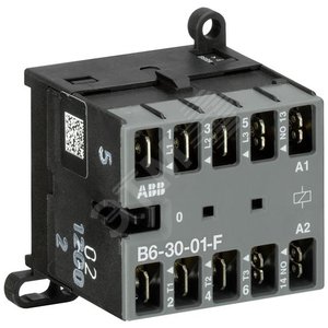 Миниконтактор B6-30-01-F 9A (400В AC3) катушка 110В АС | GJL1211003R8014 | ABB 2