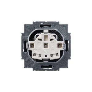 Розетка SCHUKO 16А 250В с защитными шторками, серия solo/future, цвет чёрный бархат | 2013-0-5333 | 2CKA002013A5333 | ABB 3