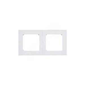 ABB Levit Белый / белый Рамка 2-ая | 3901H-A05020 03W | 2CHH015020A6003 | ABB - фото 3