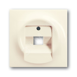 Плата центр. (накладка) для 1-постовой телекоммуникационной розетки 0213, 0216, серия impuls, цвет слонова кость | 1753-0-0085  | 2CKA001753A0085 | AB 2