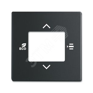 6109/03-885-500 Накладка на терморегулятор,чёрный бархат|2CKA006155A0065| ABB