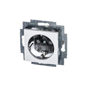 ABB Levit Белый / дымчатый чёрный Розетка с з/к со шторками 16А | 5520H-A03457 62W | 2CHH203457A6062 | ABB - фото 2
