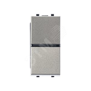 Мех-м 1-кл. 1-пол. выкл. с кл., 1-мод., серия Zenit, цв. шампань 3