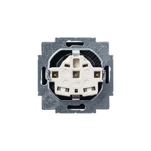 Розетка 2Р+E 10/16А 250В с крышкой solo/future антрацит - фото 4