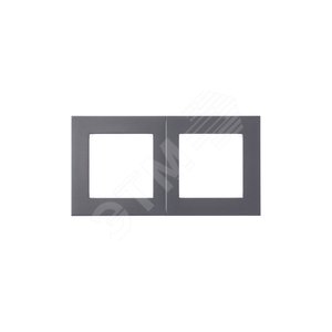 ABB Levit Сталь / дымчатый чёрный Рамка 2-ая | 3901H-A05020 69W | 2CHH015020A6069 | ABB - фото 5