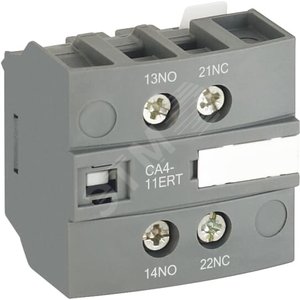 Блок контактный дополнительный CA4-11ERT для контакторов AF..RT и NF..RT|1SBN010155R1011| ABB - фото 2