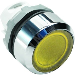 Кнопка MP1-21Y желтая (только корпус) с подсветкой без фиксации | 1SFA611100R2103 | ABB - фото 2