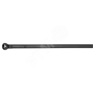 Стяжка кабельная блокирующий зуб УФ-з черный TYC527MX (50шт) (TYC527MX) 2
