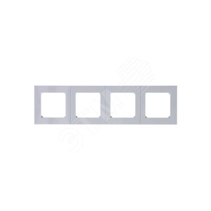 ABB Levit Серый / белый Рамка 4-ая | 3901H-A05040 16W | 2CHH015040A6016 | ABB - фото 4