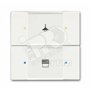 6126/02-884-500 Сенсор 2/4-кл. многофункциональный, белый бархат | 6116-0-0216  | 2CKA006116A0216 | ABB