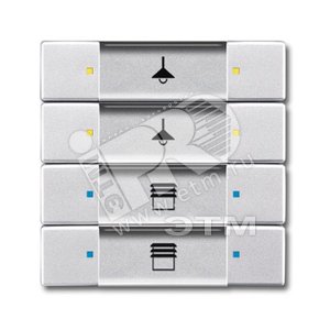 6127/02-83-500 Сенсор 4/8-кл. многофункциональный, серебристый алюминий | 6117-0-0234  | 2CKA006117A0234 | ABB