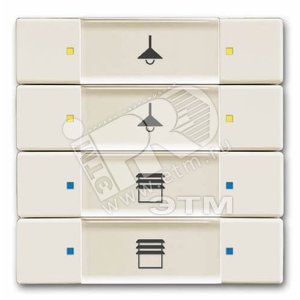 6127/02-896-500 Сенсор 4/8-кл. многофункциональный, chaley-white - ABB