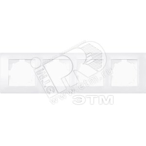 Cosmo Рамка 4 постовая белая - ABB
