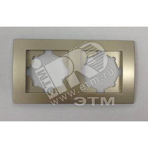 Cosmo Рамка 2 постовая титаниум (612-011400-226) - ABB