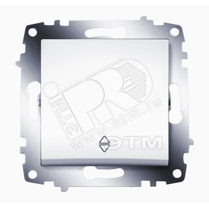 Cosmo Переключатель одноклавишный схема 6 белый (619-010200-209) - ABB