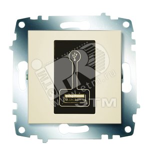 Cosmo Устройство зарядное USB 500 мА кремовое - ABB