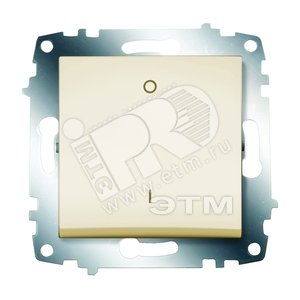 Cosmo Выключатель двухполюсный кремовый - ABB