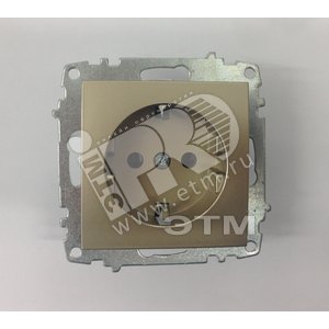 Cosmo Розетка с заземлением титаниум (619-011400-217) - ABB