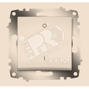 Cosmo Выключатель двухполюсный титаниум (619-011400-269) - ABB