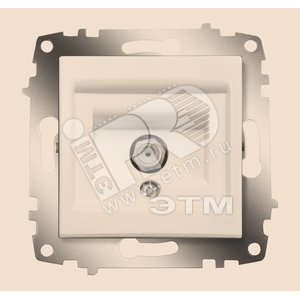Cosmo Розетка спутниковая (F разъем) титаниум - ABB