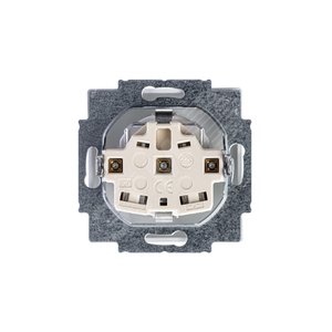 SOLO Розетка со шторками белый бархат 16А 250В SCHUKO (20 EUCKS-884-500) - фото 5