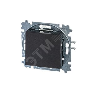 Переключатель перекрёстный одноклавишный ABB Levit антрацит / дымчатый чёрный (3559H-A07445 63W) 2