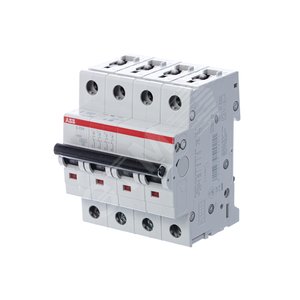 Выключатель автоматический четырехполюсный S204 10А D 6кА (S204 D10) | 2CDS254001R0101 | ABB - фото 2