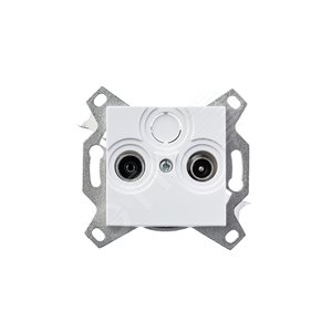 Розетка TV-R ABB Levit оконечная белый (5011H-A03503 03W) - фото 4