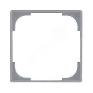 ABB Basic 55 Декоративная вставка Серебристый металлик | 1726-0-0223 | 2CKA001726A0223 | ABB - фото 2