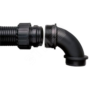 Фитинг AR, 90°, нейлон/ацеталь, черный, резьба M20, d21, AR21/M20/C90/BL, 10 шт. (AR21/M20/C90/BL) - фото 2