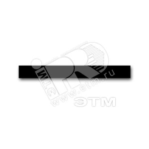 Планка нижняя priOn черное стекло (6349-825-101-500) - ABB