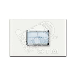 6345-811-101-500 Датчик движения Busch-priOn, мультилинза 180, белое глянцевое стекло | 6310-0-0176  | 2CKA006310A0176 | ABB