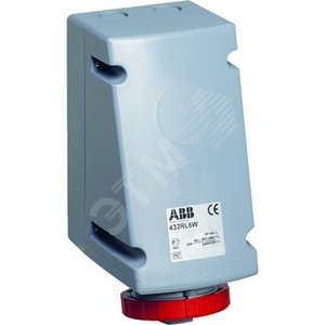 Розетка для монтажа на поверхность с подключением шлейфа 332RL4W, 32A, 3P+E, IP67, 4ч | 2CMA168487R1000 | ABB - фото 2