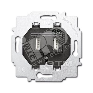 Устр. зарядное 6472 U-500, два USB разъема, 1400 мА (по 700 мА на каждый), электронная защита от перегрузки и КЗ | 6400-0-0002 | 2CKA006400A0002 | AB