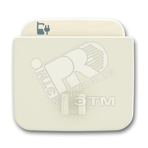 Плата центральная (накладка) 6478-212 для блока питания micro USB - 6474 U, Busch-Duro, слоновая кость | 6400-0-0007  | 2CKA006400A0007 | ABB