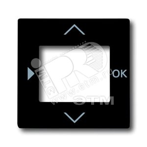 Плата центральная (накладка) для таймера 6455, 6456, серия solo/future, цвет антрацит | 6430-0-0303  | 2CKA006430A0303 | ABB