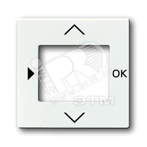 Плата центральная (накладка) для таймера 6455, 6456, серия solo/future, цвет davos/альпийский белый | 6430-0-0306  | 2CKA006430A0306 | ABB