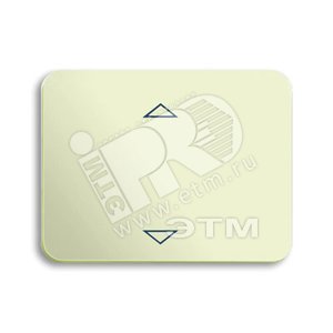 Клавиша для выключателя Буш-Жалюзиконтроль 6411U-101,6411U/S-101,6418,реле 6402U, alpha nea кремово-белый - ABB