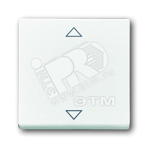 Клавиша для выключателя Буш-Жалюзиконтроль 6411U-101,6411U/S-101,6418,реле 6402U, solo/future антрацит - ABB