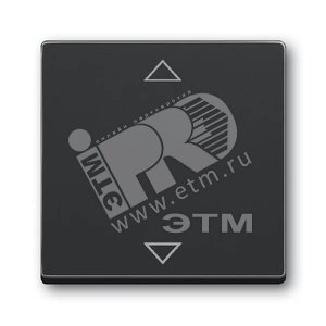 Клавиша для выключателя Буш-Жалюзиконтроль 6411U-101,6411U/S-101,6418,реле 6402U, solo/future манхеттен,графит - ABB