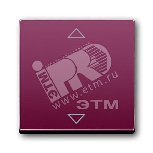 Клавиша для выключателя Буш-Жалюзиконтроль 6411U-101,6411U/S-101,6418,реле 6402U, solo toscana, красный - ABB