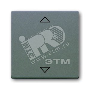 Клавиша для выключателя Буш-Жалюзиконтроль 6411U-101, 6411U/S-101 ,6418, реле 6402U, solo/future, метеор/серый металлик - ABB