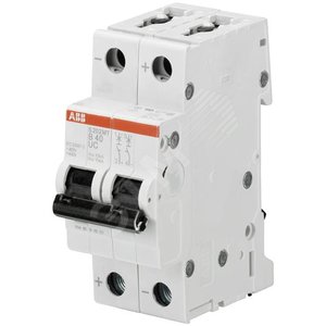 Выключатель автоматический двухполюсный S202M UC 2А K 10кА (S202M K2UC) | 2CDS272061R0277 | ABB - фото 2