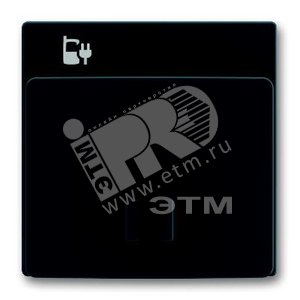 Плата центральная (накладка) 6478-81 для блока питания micro USB - 6474 U, Future, антрацит/чёрный